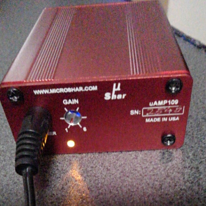 Microshar ポータブルヘッドホンアンプ・DAC μAMP109G2