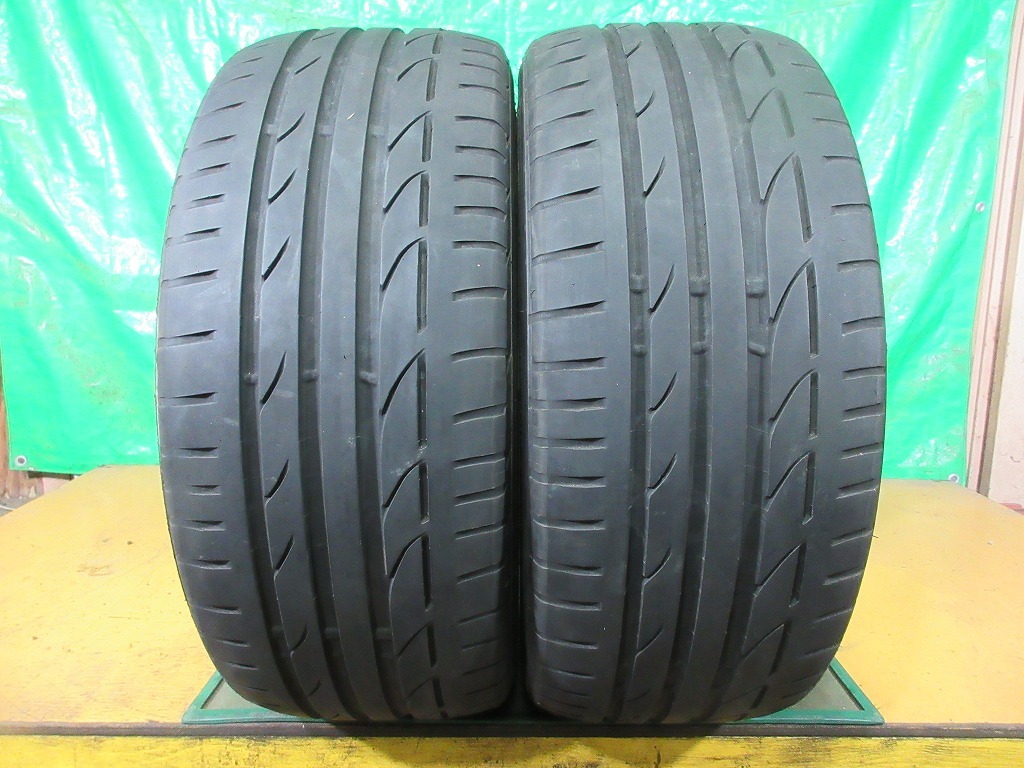 BRIDGESTONE POTENZA S001 225/45R18 2本 No.1398上 オンロード 夏タイヤ_画像1