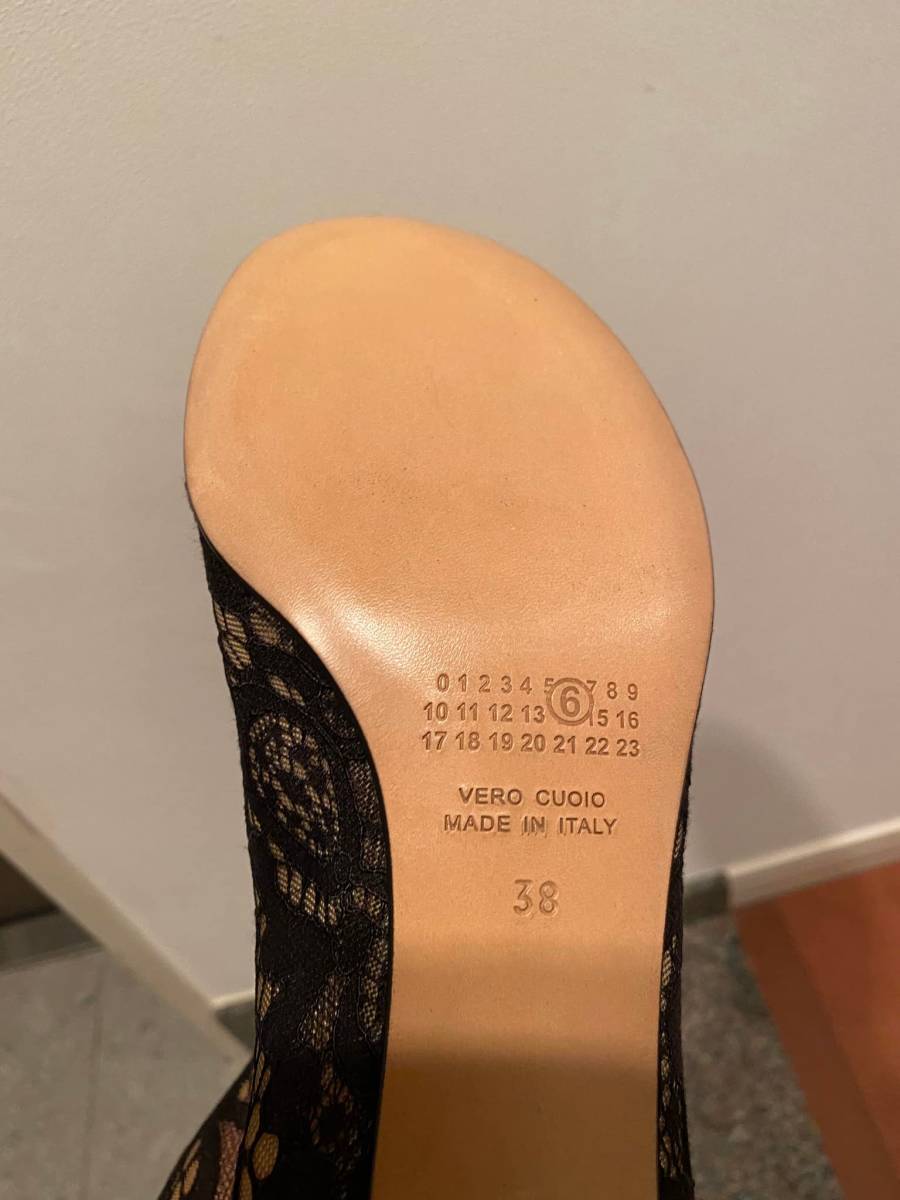 MM6 Maison Margiela メゾン マルジェラ レースブーツ 38 | sweatreno.com