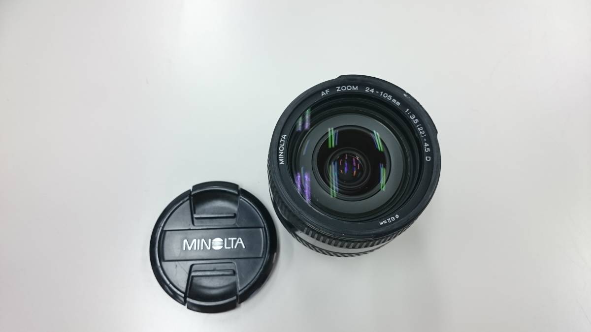 MINOLTA ミノルタ AF Zoom 24-105mm f3.5(22)-4.5D 一眼レフカメラレンズ 実用良品_画像1