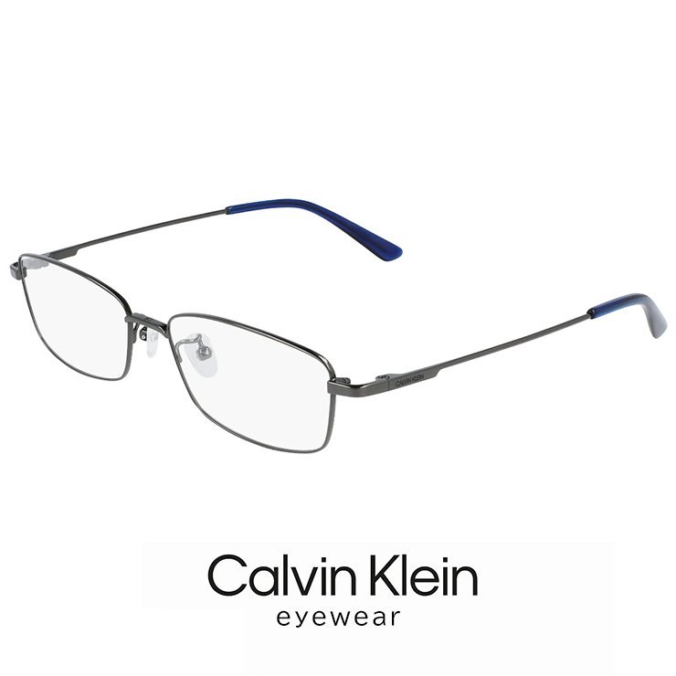 新品 カルバンクライン メンズ メガネ ck21114a-009 calvin klein 眼鏡 ck21114a めがね チタン メタル スクエア_画像1