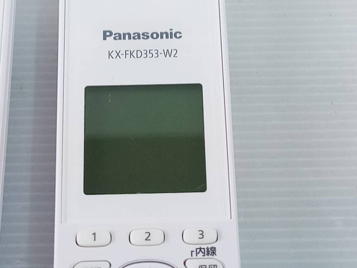 1円スタート ★W119 ★展示品★ パナソニック Panasonic おたっくす KX-PZ510DW-W デジタルコードレス普通紙ファクス 子機1台_画像5