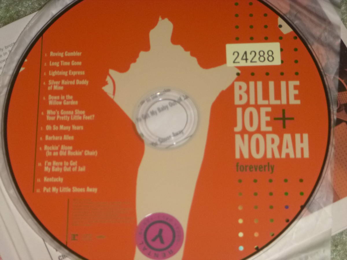 ビリー・ジョー + ノラ・ジョーンズ 　/　フォーエヴァリー 　/　レンタル・アップCD　_画像4