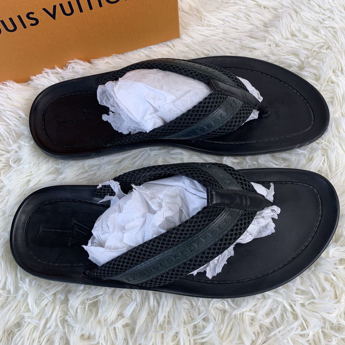1円 夏の訪れ LOUIS VUITTON ルイヴィトン メンズ サンダル ビーチ