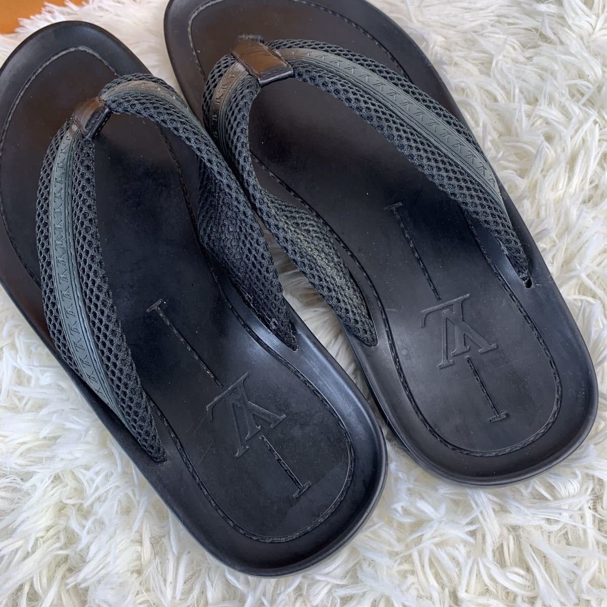 1円 夏の訪れ LOUIS VUITTON ルイヴィトン メンズ サンダル ビーチ