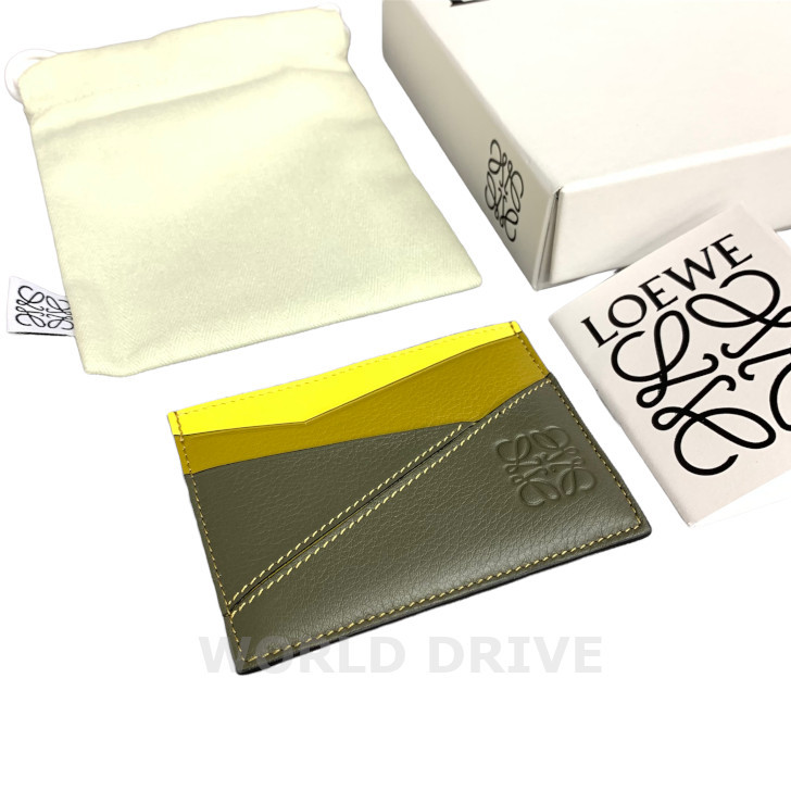 新品 LOEWE アナグラム ロゴ パズル カードケース ロエベ カード 