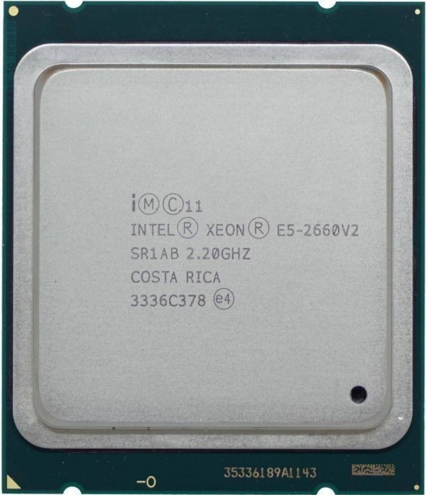 2個セット Intel Xeon E5-2660 v2 SR1AB 10C 2.2GHz 25MB 95W LGA 2011 DDR3-1866 国内発の画像1