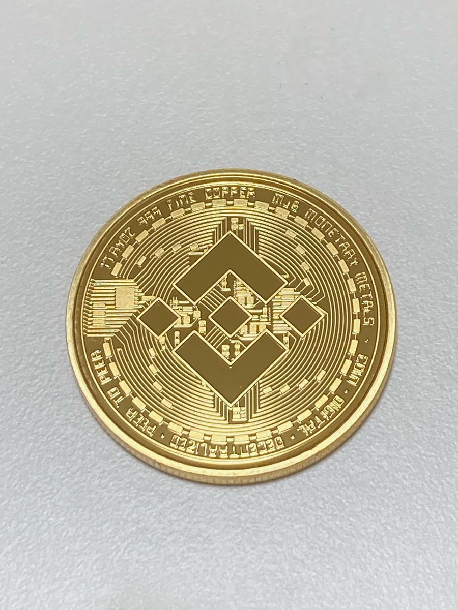 Binance (BNB) バイナンス 仮想通貨 レプリカ メダル ゴールド_画像2