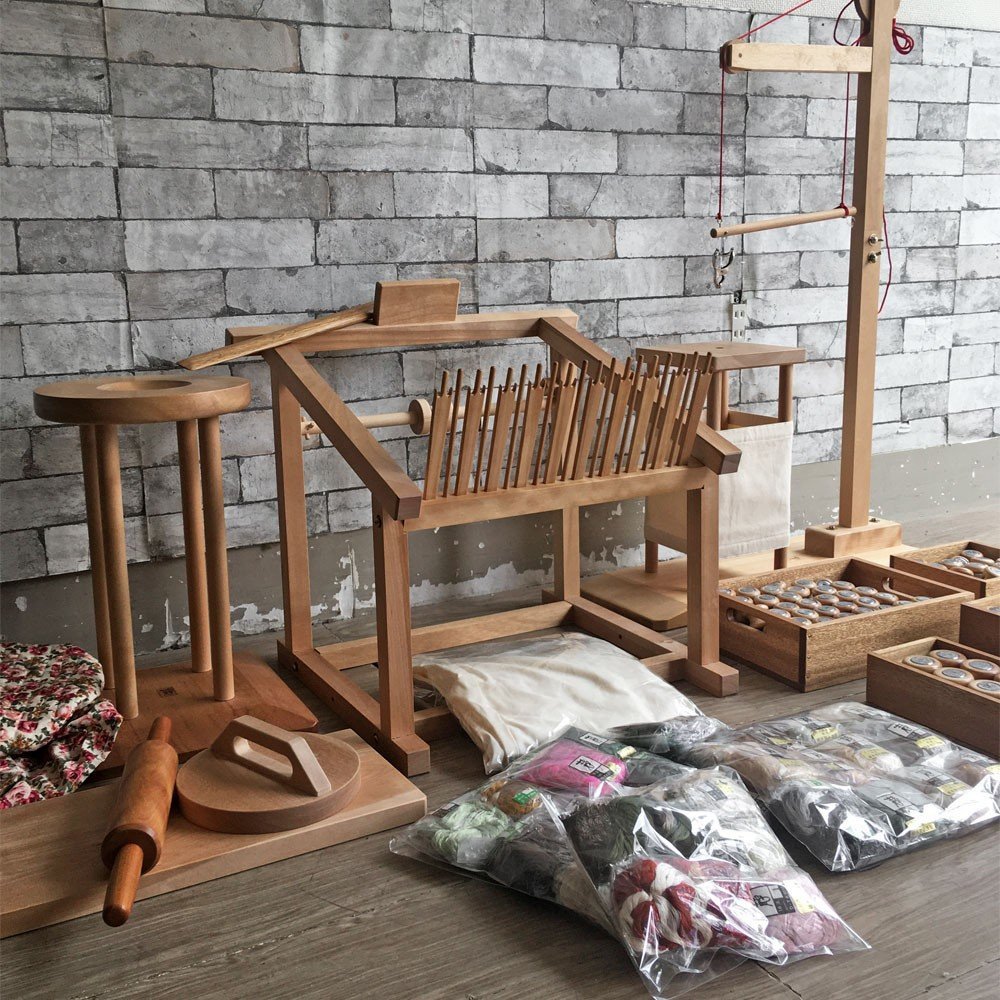 長沼静きもの学院 組紐 一式 丸台 仕上げ板 古道具 日本伝統工芸 正絹 