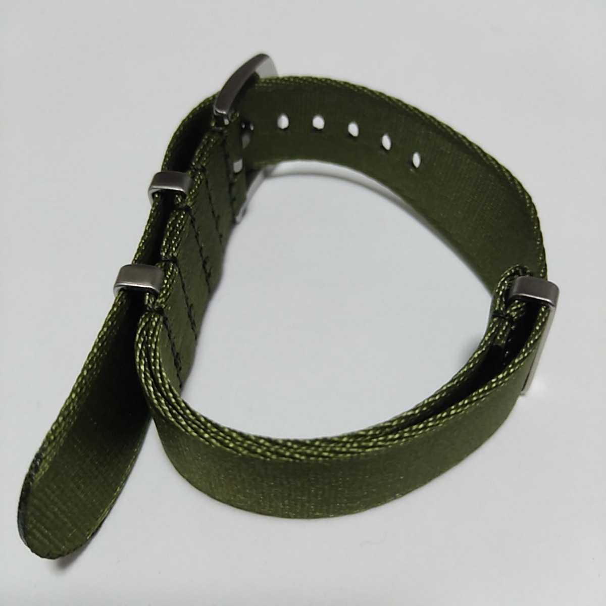  nylon NATO type ZULU wristwatch belt exchange for strap military military green 20mm unused free shipping 