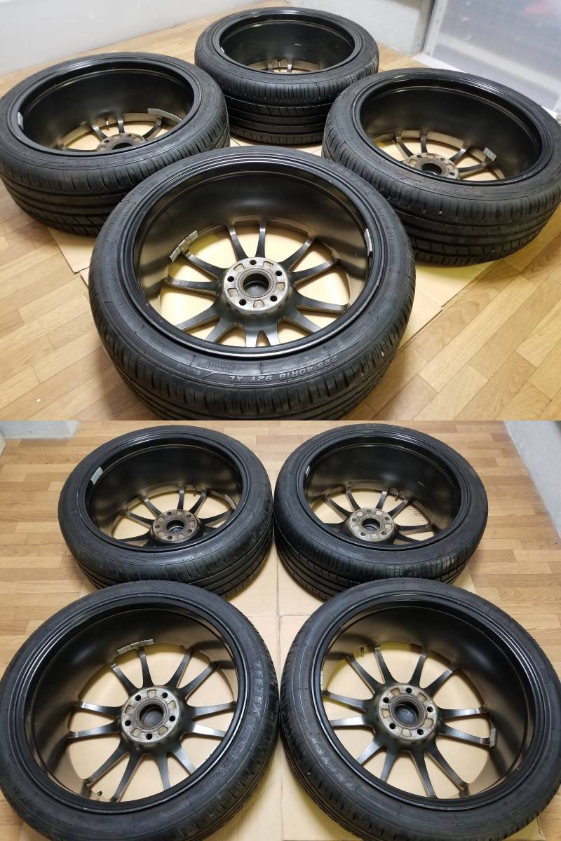 【バリ溝】18インチ 8J +45 PCD112 OZ レーシング ウルトラ レッジェーラ VW ゴルフ Golf 8K系 Audi アウディ A4 S4 4F系 A6 TT ベンツ BMW_画像7