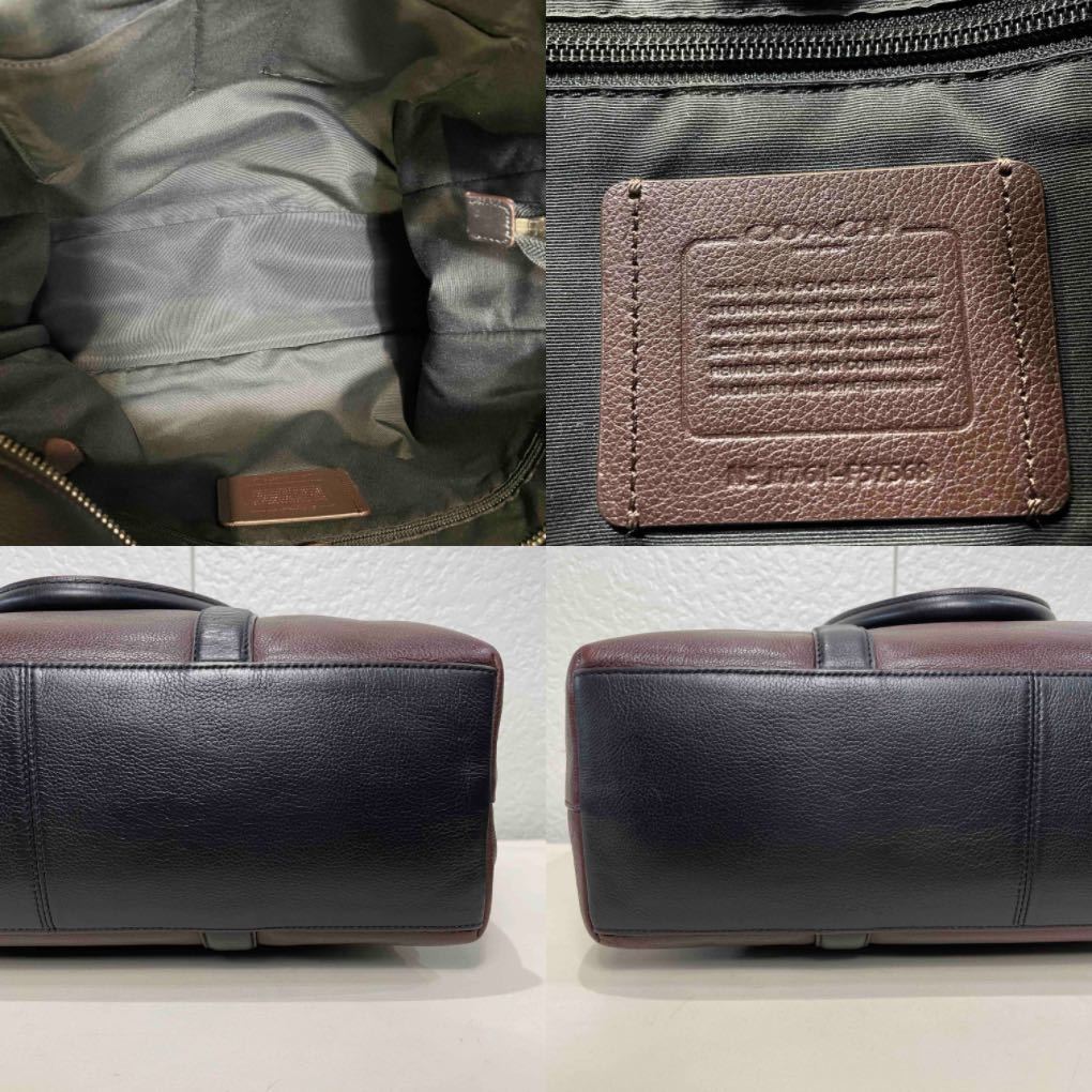 良品】定価10万 コーチ COACH メンズ ビジネス バッグ トートバッグ