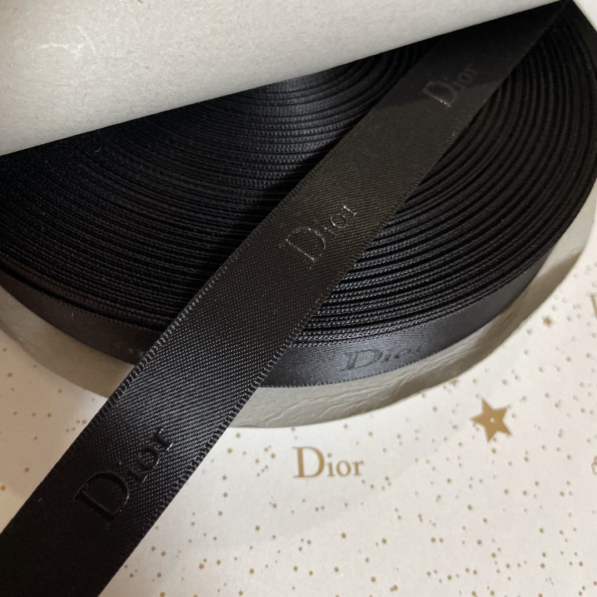 2mです★DIOR リボン サテン マット 下さいます