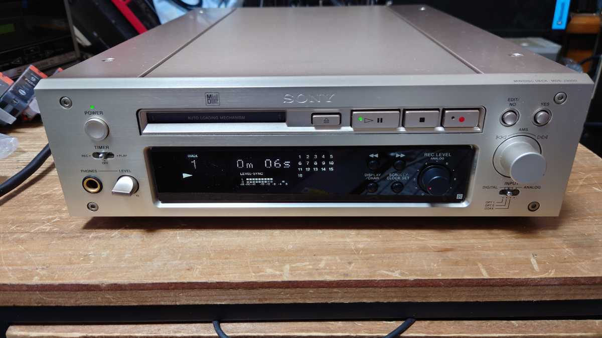 SONY Sony MDS-J3000 MD панель с дистанционным пультом Junk 