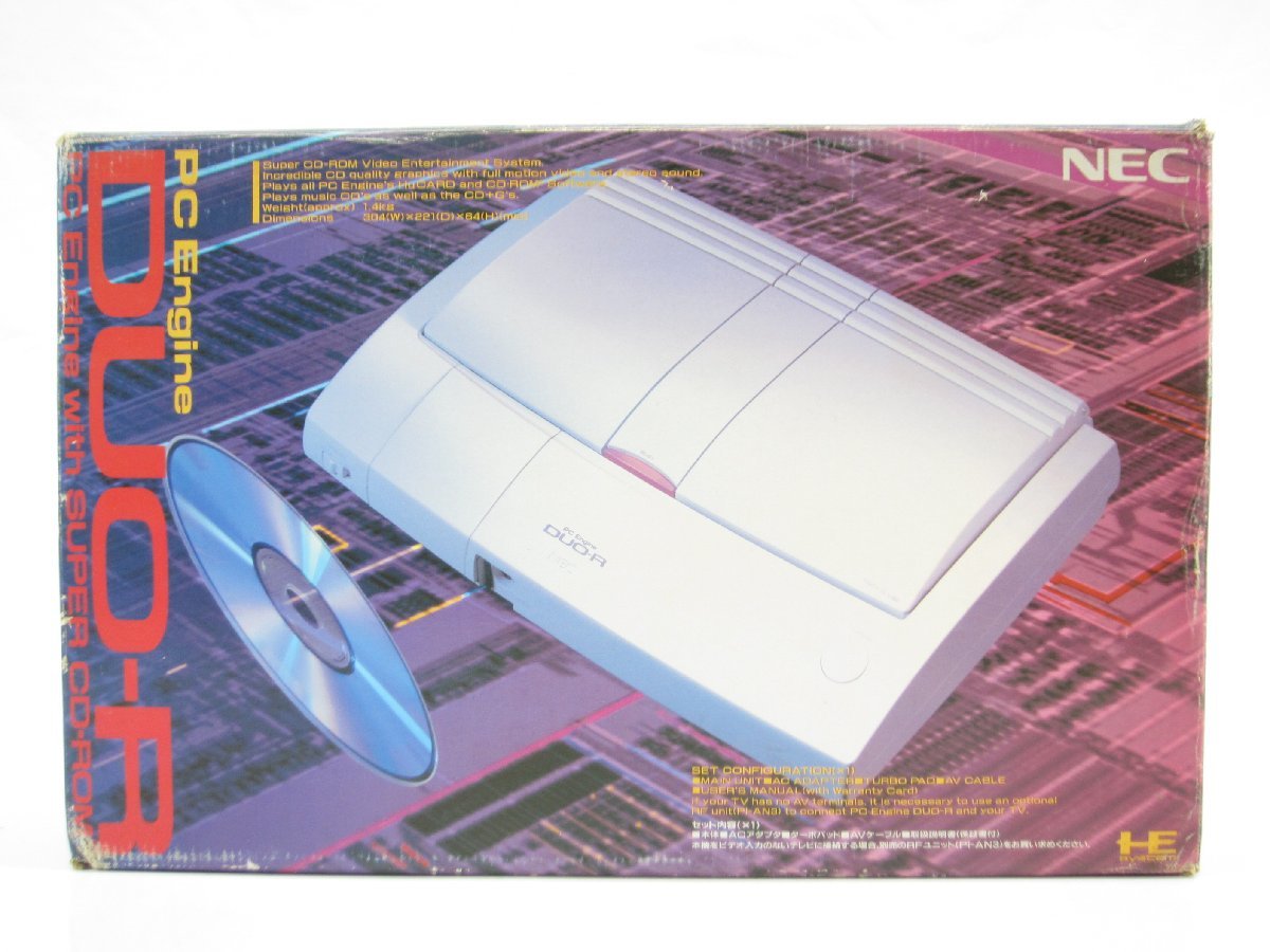 NEC PC engine DUO-R PC Engine SUPER CD-ROM game machine body #US3540