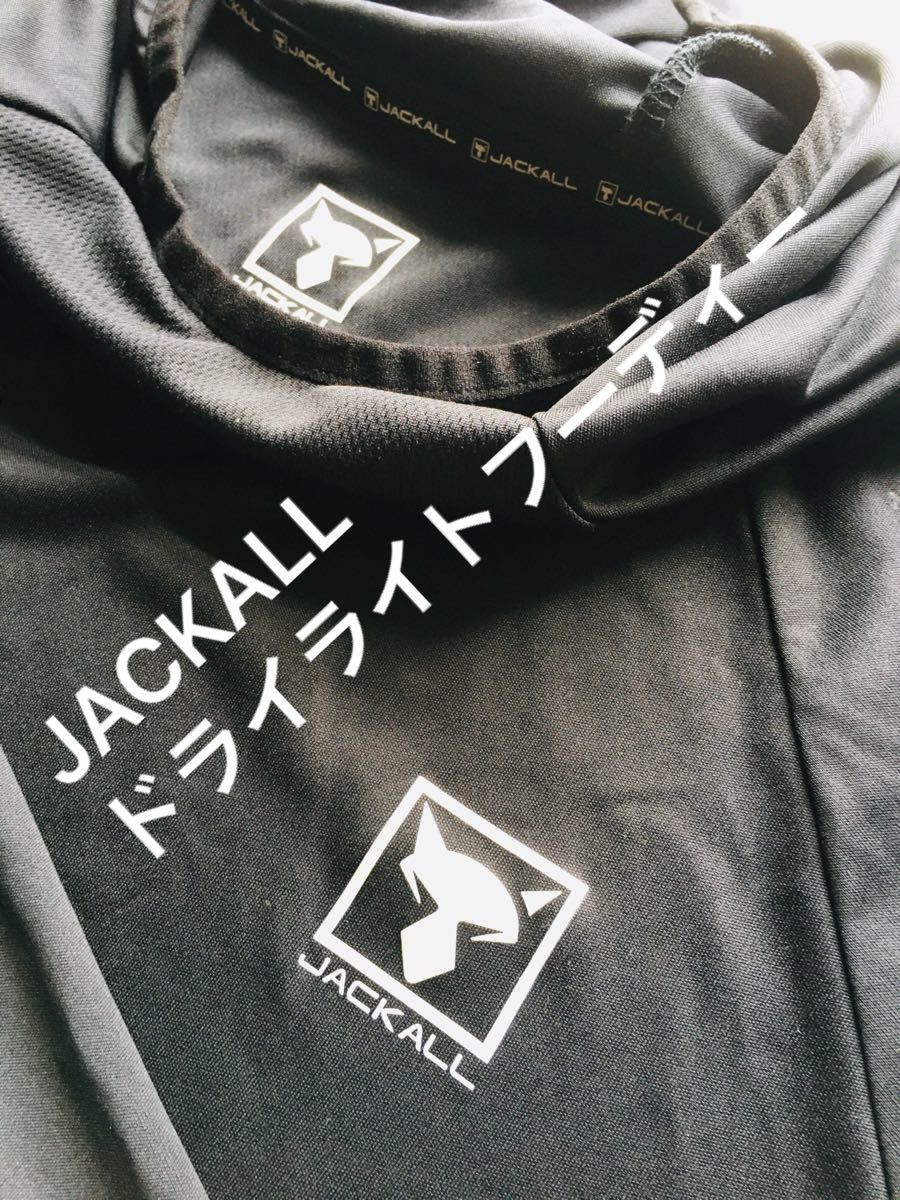 ジャッカル ドライライトフーディ Lブラック 新品、未使用品 www.lram