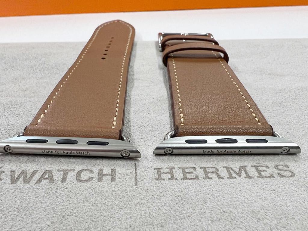 有名なブランド Apple watch HERMES レザー ゴールド #953