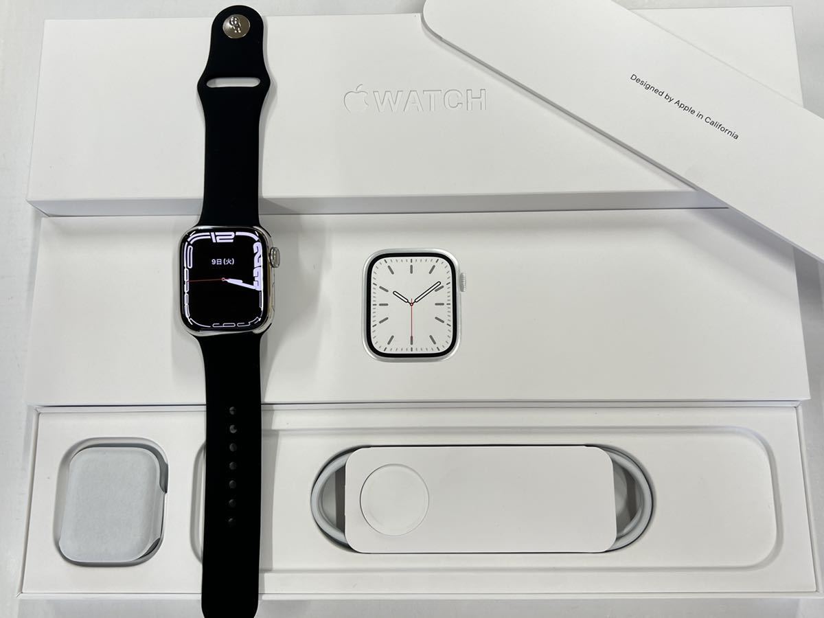 ☆即決 美品 バッテリー100% Apple Watch series7 41mm アップル