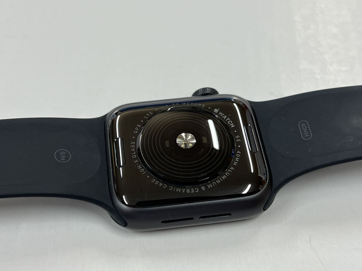 ☆即決 美品 Apple Watch SE 40mm スペースグレイアルミニウム アップルウォッチ GPS+Cellularモデル 180_画像7