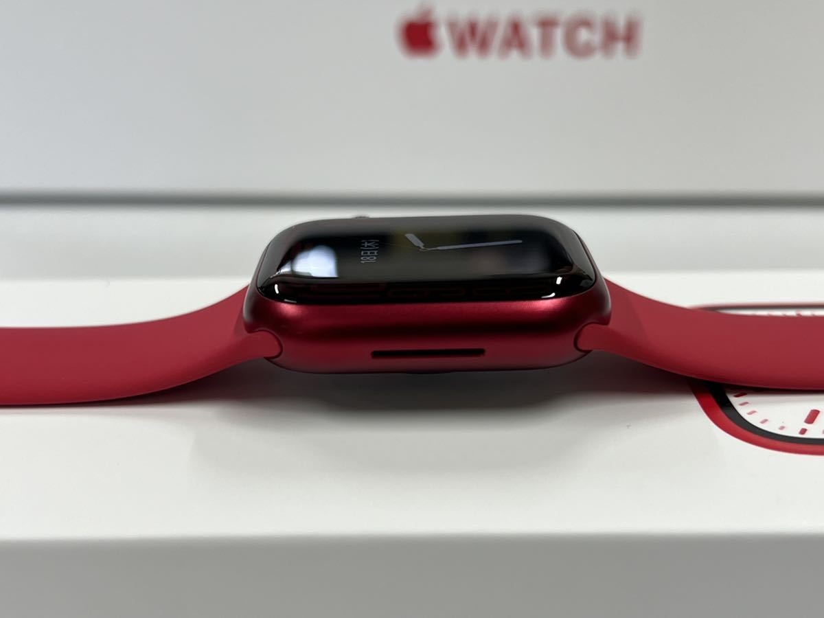 即決 ほぼ新品 Apple Watch series7 41mm レッドアルミニウム 赤 プロダクトレッド アップルウォッチ GPSモデル シリーズ7  200