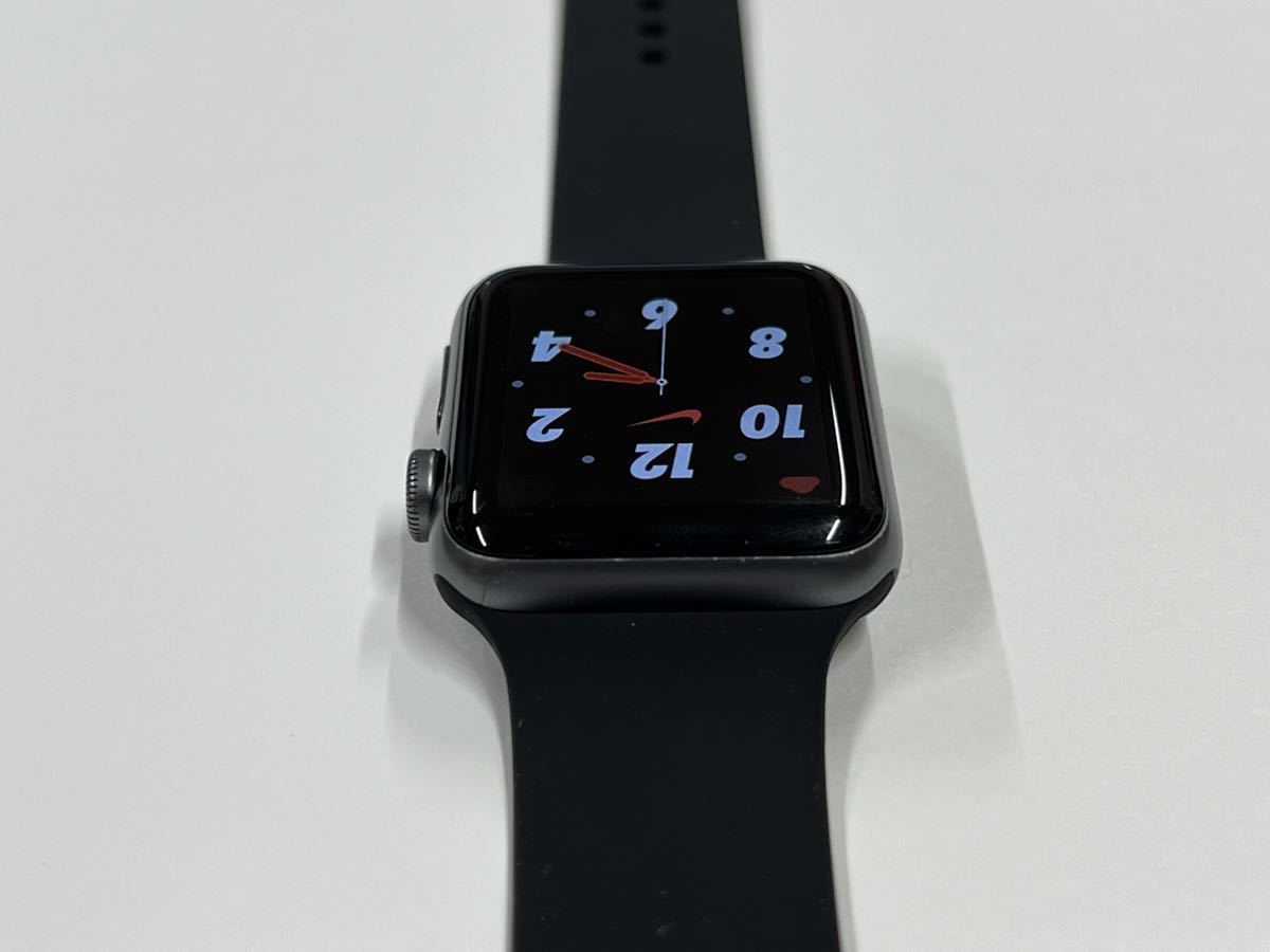 ☆即決 初めまして方もおすすめ Apple watch Series3 スペースグレイアルミニウム GPSモデル 42mm アップルウォッチ