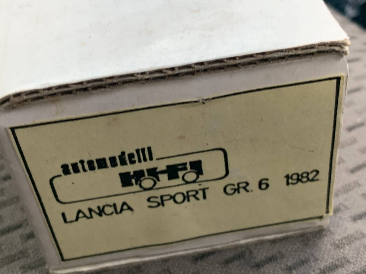 HI-FI　1/43　メタルキット　ランチアスポーツ　GR6　マルティーニ　1982　未完成　_画像1