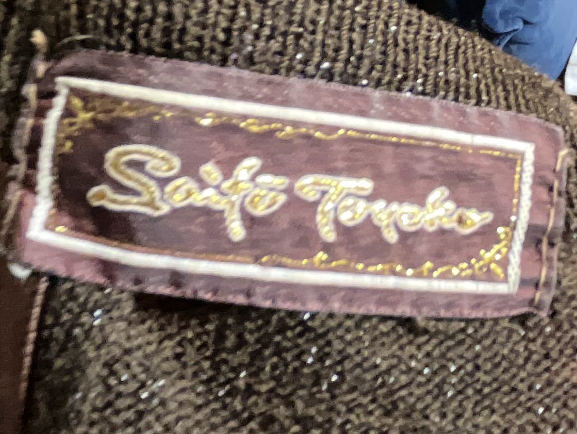 サイトウトヨコ 斉藤都世子 toyoko saito ニット ワンピース ピンク