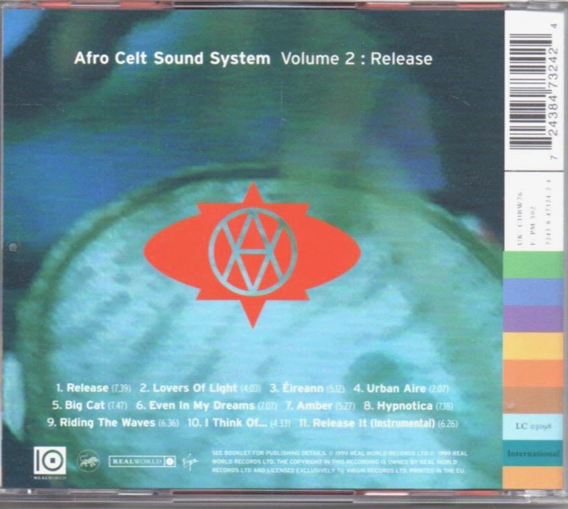 Afro Celt Sound System Volume 2: Release 輸入盤 CD スリップケース_画像4