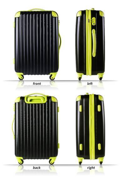 ■新品展示処分品■限定特価■　軽量中型スーツケース（ロース&ブラック ）_画像8
