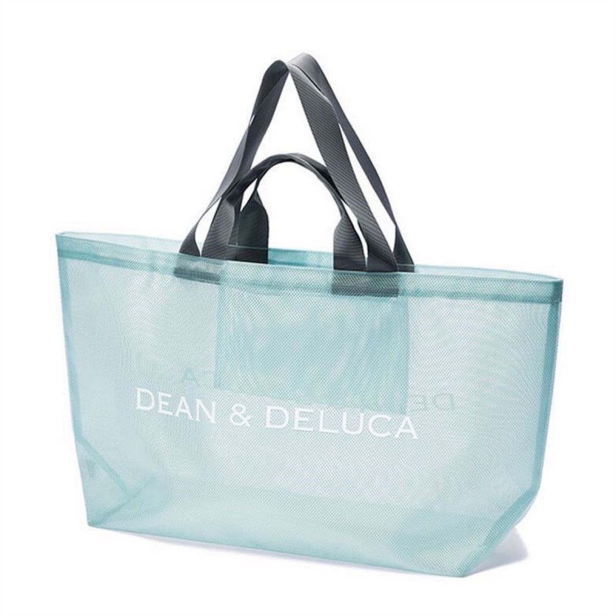 DEAN&DELUCA ディーン&デルーカ メッシュトートバッグ ミント BIG トートバッグ エコバッグ