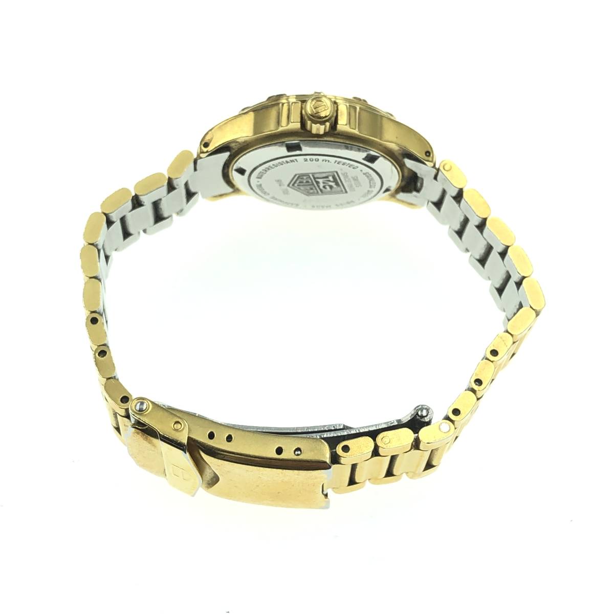 TAG-HEUER 994.708 Professional 200m quartz QZ Gold color lady's wristwatch TAG Heuer 