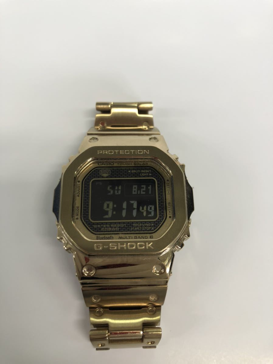 美品 GMW-B5000GD-9JF G-SHOCK タフソーラー フルメタル | sweatreno.com