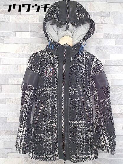 品質満点! ジャケット ダウン 切替 レザー ツイード フランシストモークス FranCisT_MOR.K.S. ■ サイズ0 レディース ブラック XSサイズ以下 品質満点! ジャケット ダウン 切替 レザー ツイード フランシストモークス FranCisT_MOR.K.S. ■ サイズ0 レディース ブラック XSサイズ以下