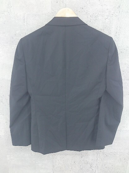 ◇ SUIT SELECT スーツセレクト シングル 2B 長袖 テーラード ジャケット 165-90-74 Y4 ブラック メンズ_画像3