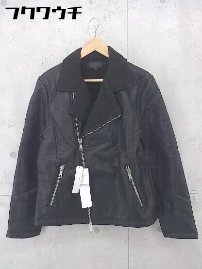 最新入荷 ■ ◎ Luv maison ラブメゾン タグ付 フェイクレザー 裏ボア ダブル ライダース ジャケット サイズ46 ブラック メンズ Lサイズ 最新入荷 ■ ◎ Luv maison ラブメゾン タグ付 フェイクレザー 裏ボア ダブル ライダース ジャケット サイズ46 ブラック メンズ Lサイズ