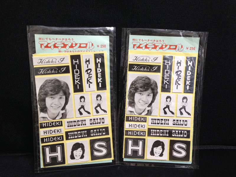  Saijo Hideki seal sticker set Star seal I der seal that time thing freebie cassette index free shipping 