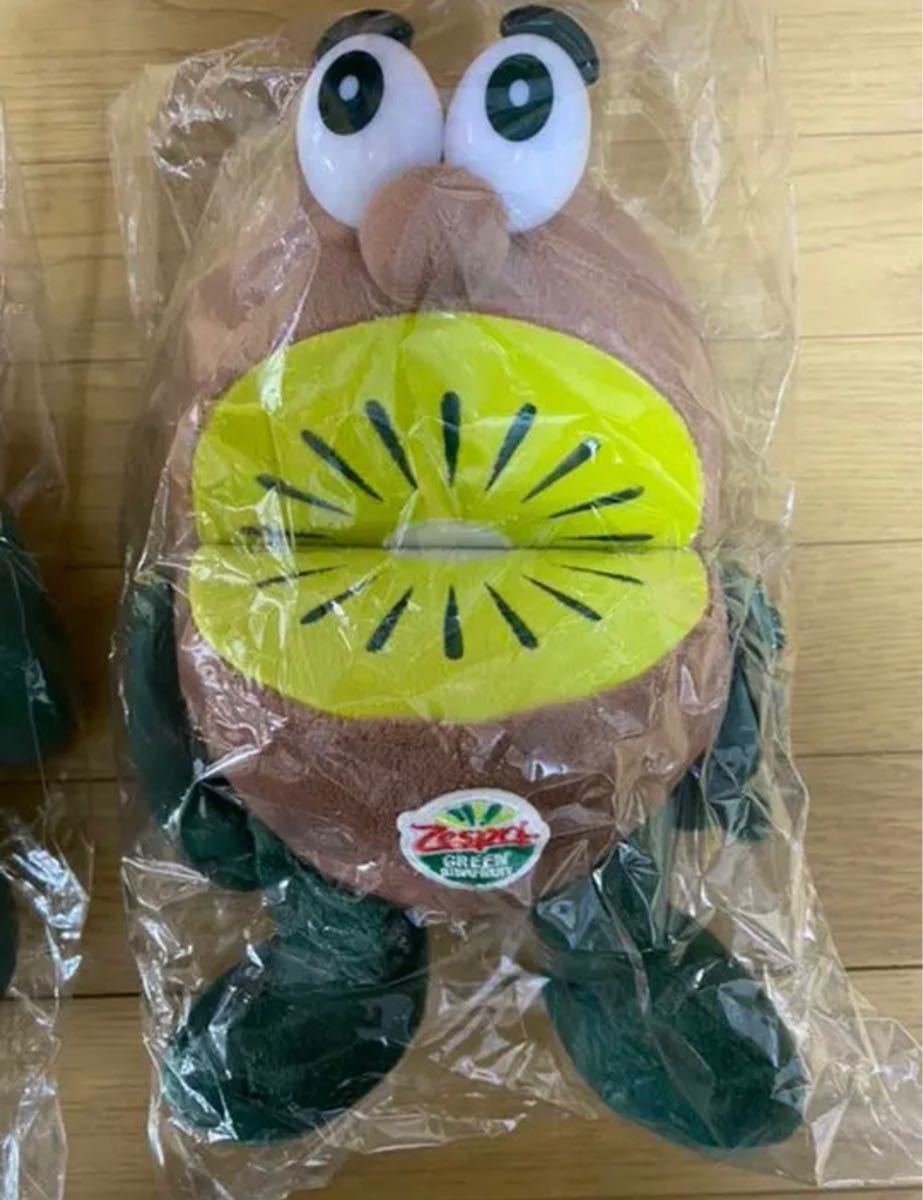ゼスプリ キウイブラザーズ ぬいぐるみ 中サイズ グリーン ゴールド
