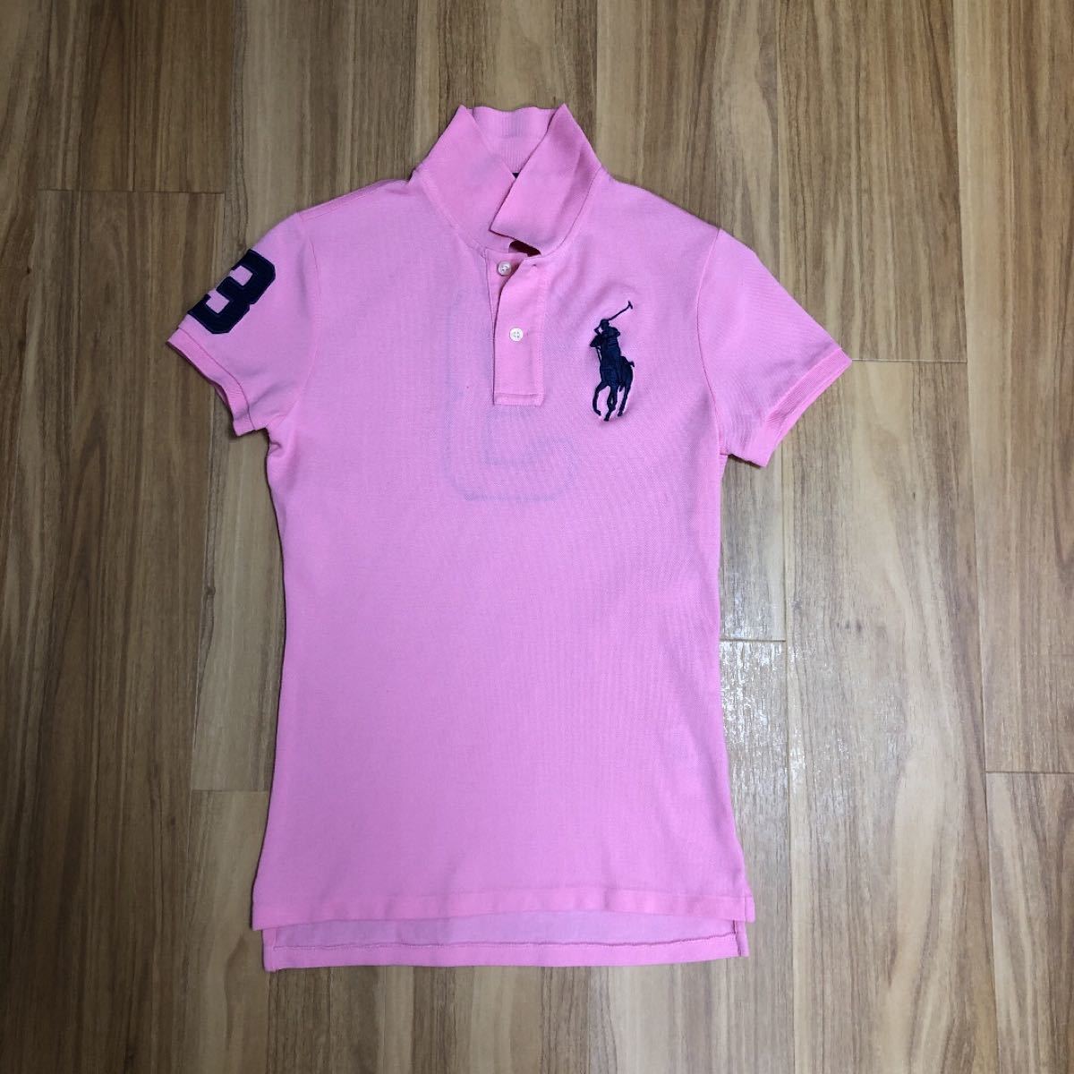 ラルフローレンポロシャツ　レディース　M ピンク ビッグポニー RALPH LAUREN