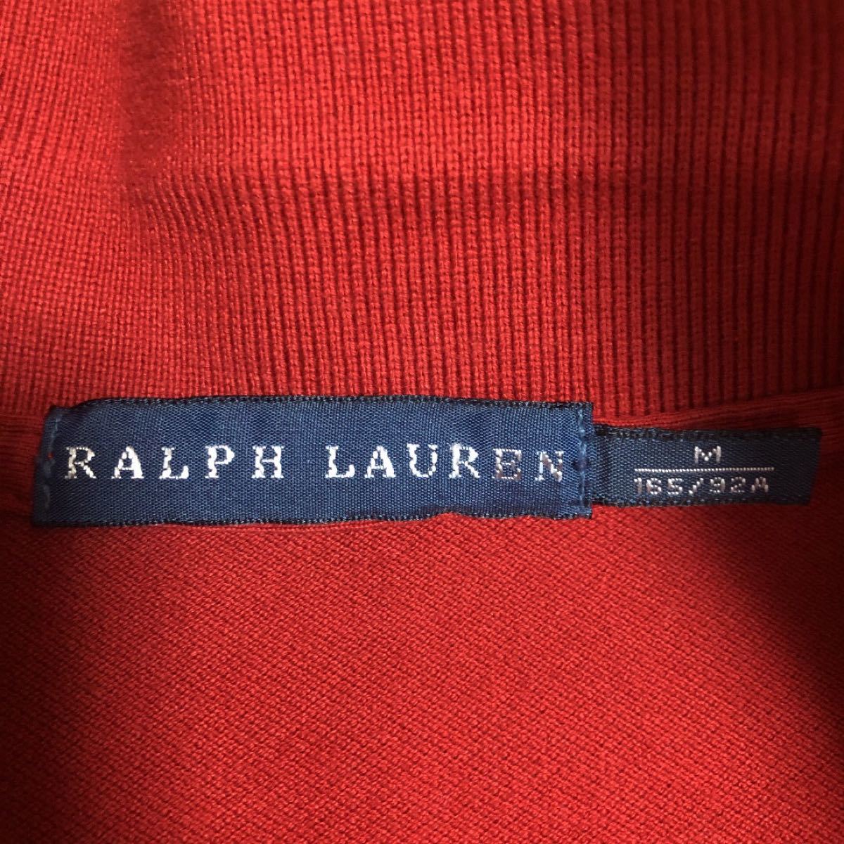 ラルフローレン　ポロシャツ　レディース　M165/92A レッド ビッグポニー RALPH LAUREN