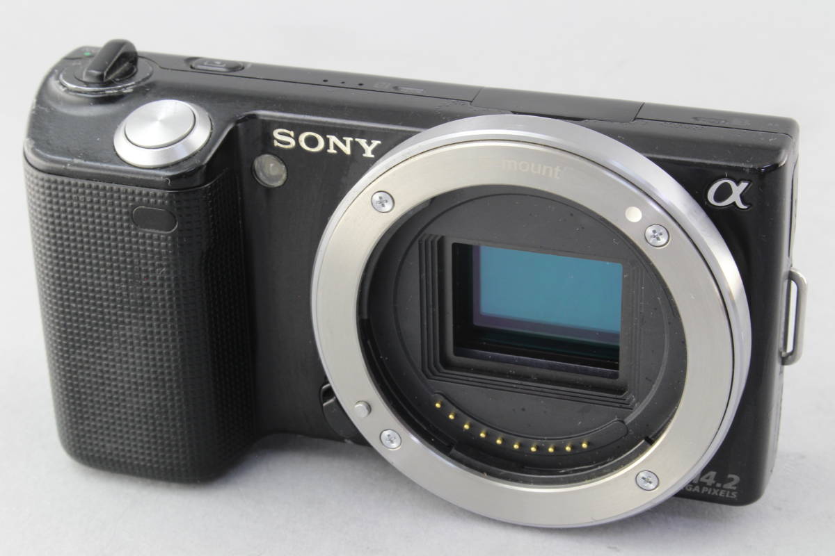 B (並品) SONY ソニー NEX-5 ブラック 18-55mm レンズキット フラッシュ付き 初期不良返品無料 領収書発行可能_画像7