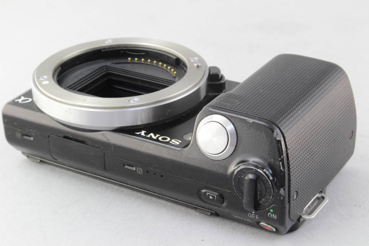 B (並品) SONY ソニー NEX-5 ブラック 18-55mm レンズキット フラッシュ付き 初期不良返品無料 領収書発行可能_画像3