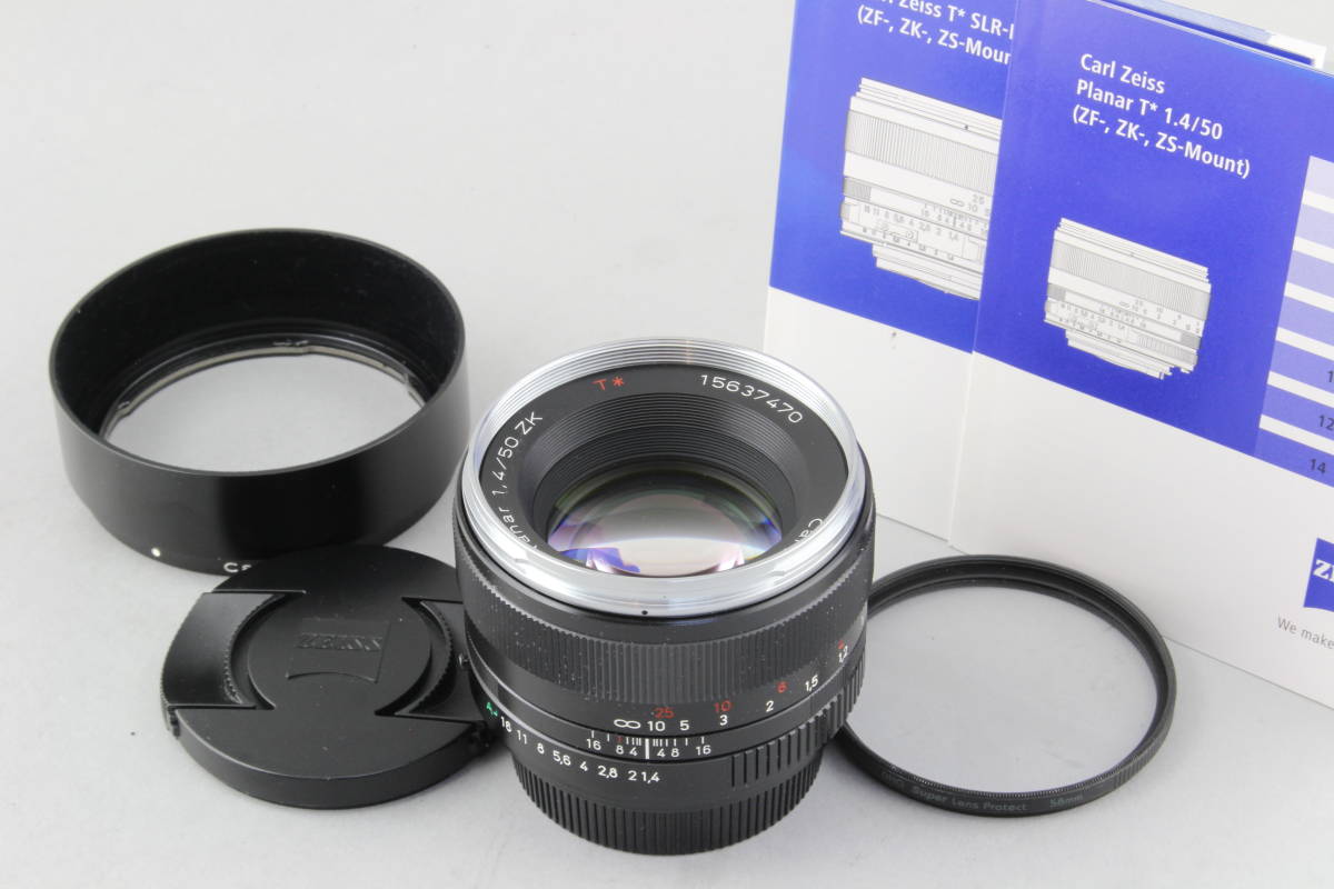 当店だけの限定モデル ZEISS Planar 50mm F1.4 T ZK ペンタックス用