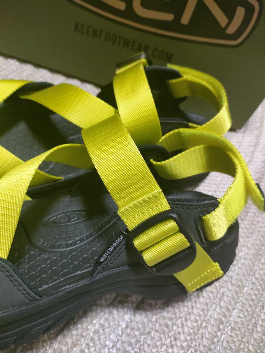  новый товар KEENzela порт 2 ремешок сандалии 27.5cm US9.5 желтый черный ключ n мужской стандартный товар уличный 