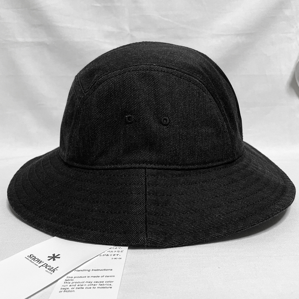 スノーピーク SNOW PEAK TAKIBI Denim Hat 新品未使用　BLACK