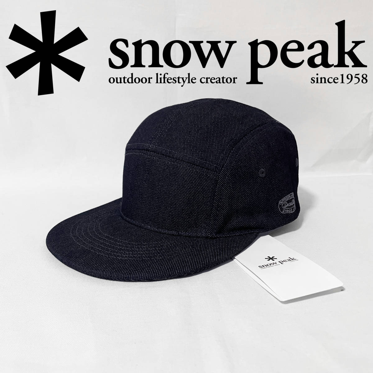 SNOWPEAK スノーピーク TAKIBI DENIM CAP 新品 焚火