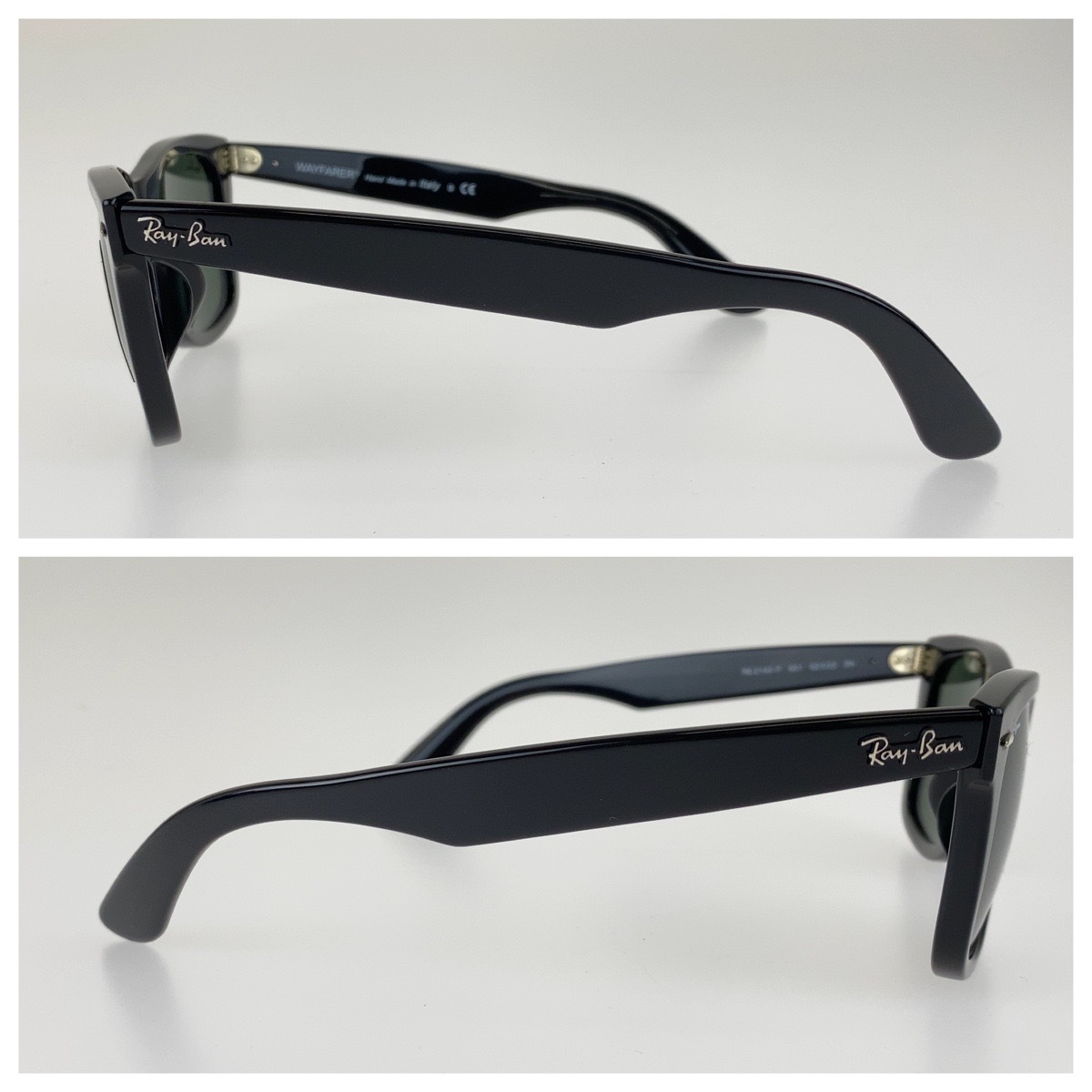 Ray-Ban レイバン ウェイファーラー ブラック プラスチック サングラス メガネ フレーム メンズ 305230_画像3