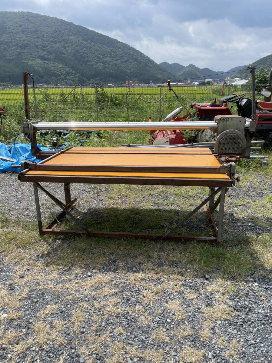 ノコ台 KS鋸台 国元商会 パネルソー 3相 200v 型枠 木工機械 ノコ台 KS鋸台 国元商会 パネルソー 3相 200v 型枠 木工機械