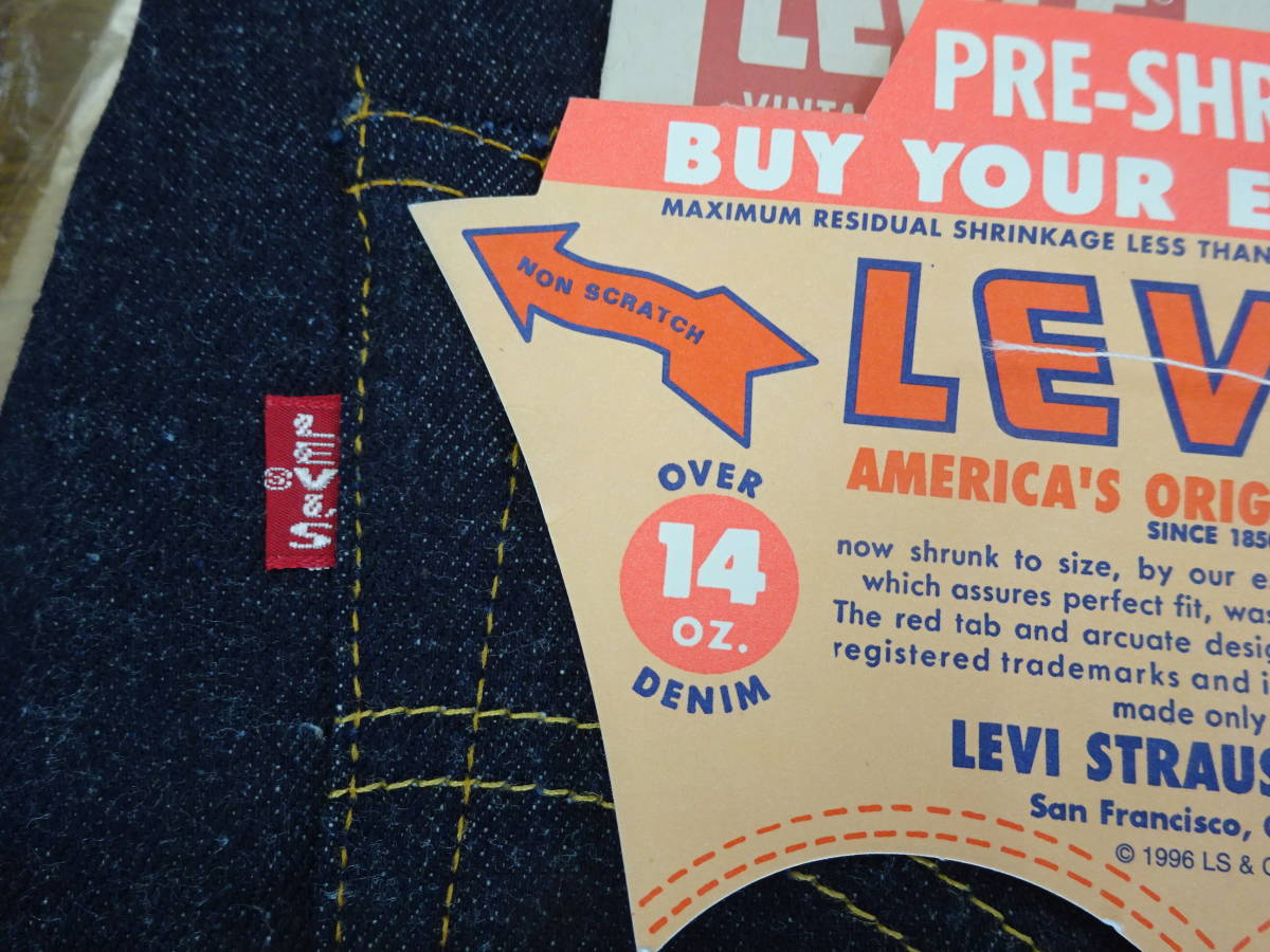 ◆バレンシア工場製 1960年代モデル LEVI’S 551ZXX 551Z-0006 W34 L36 新品 リジッド 米国製デニムパンツ 60s 復刻 501 505 _画像4