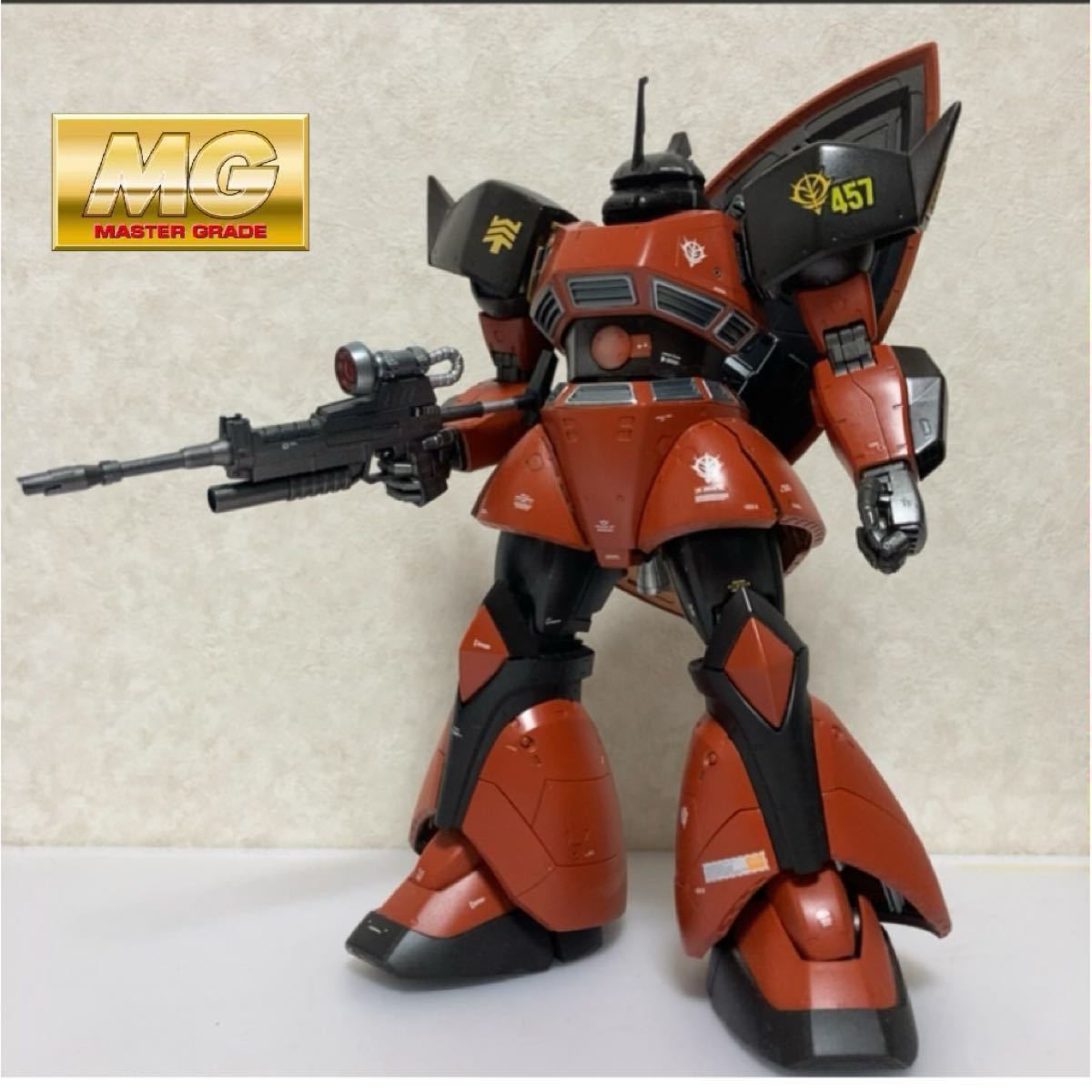 yqガンプラ完成品 機動戦士ガンダム MSV MG 1/100 ゲルググ（ギャビー・ハザード機）Ver.2.0 バンダイ