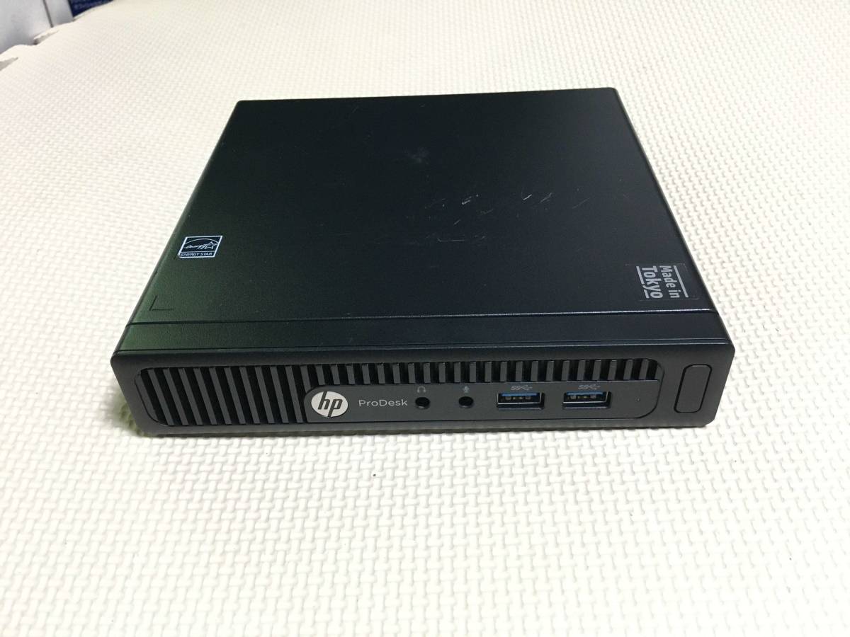 67%OFF!】 超小型HP ミニPC デスクトップ一式 SSD すぐ使えます